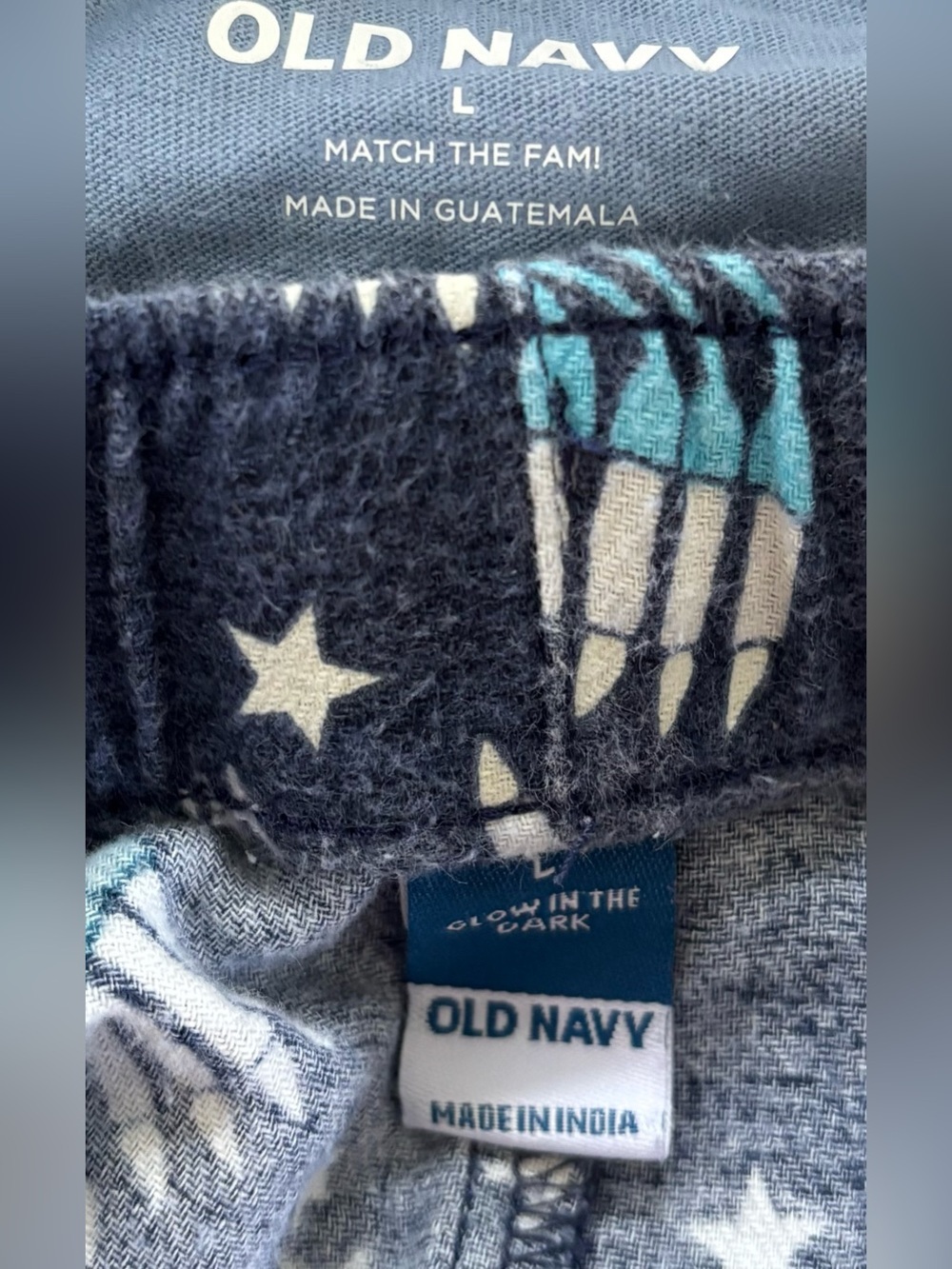 Old navy Hanukkah pajamas set woman NWT & GUC Sz large - Picture 12 of 12